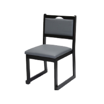 宴会用椅子  桃山 SH430_レザーグレー 1脚 