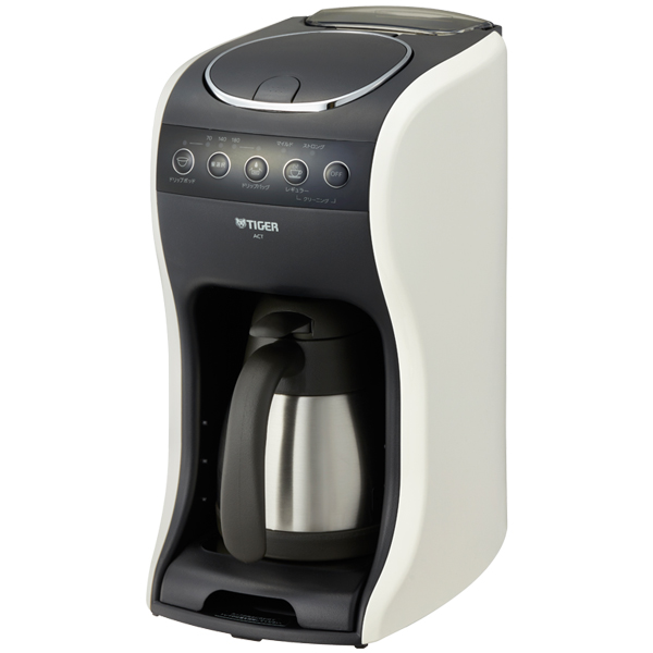 TIGER コーヒーメーカー ACT-E040WM WM_クリームホワイト 1台