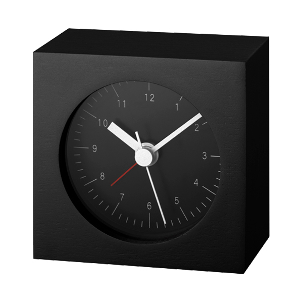 Lemnos 置時計 シティポップ_YK19-18 BK ブラック 1台